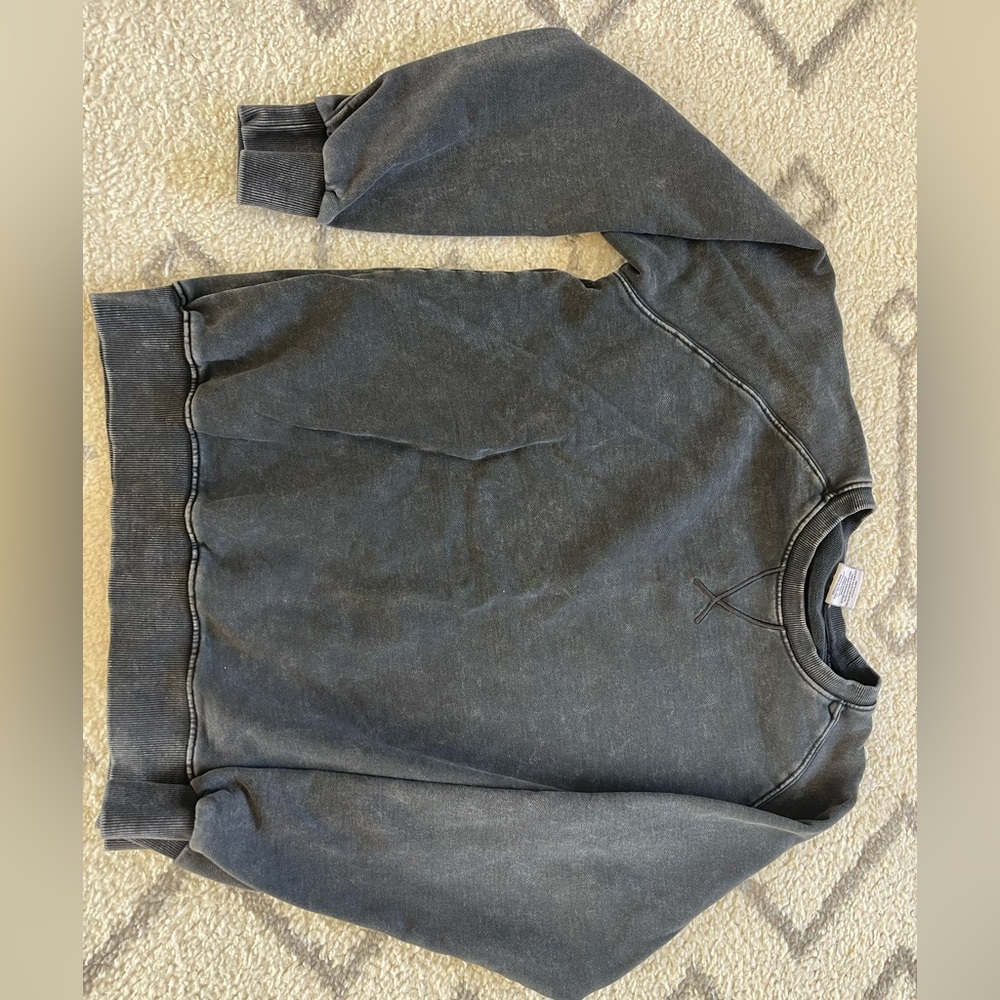 Little Bipsy Acid Wash Crewneck